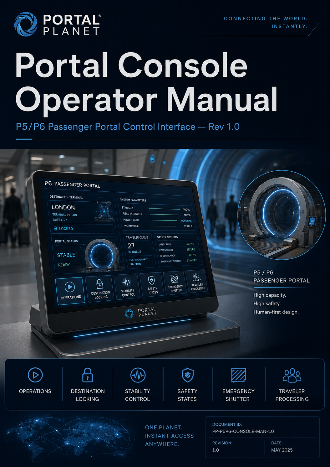 Portal Console Operator Manual passenger portal interface concept