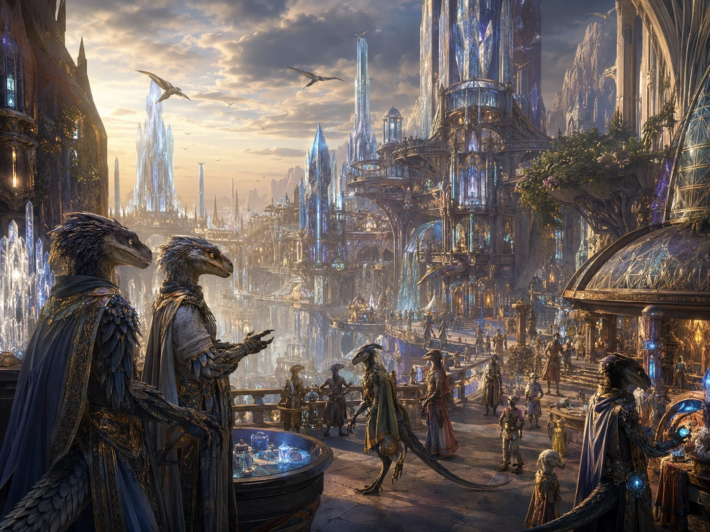 Troodon capital city and its inhabitants