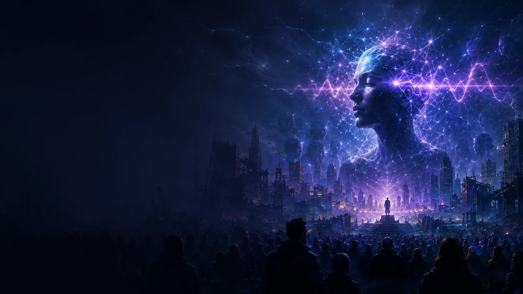 WhisperWorld post-Signal recruitment and connected-city concept art
